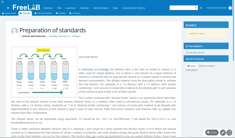 HPST: Open Source LIMS FreeLAB - Basic Administration