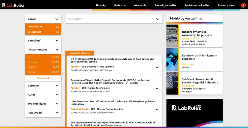 LabRulezGCMS: Knihovna