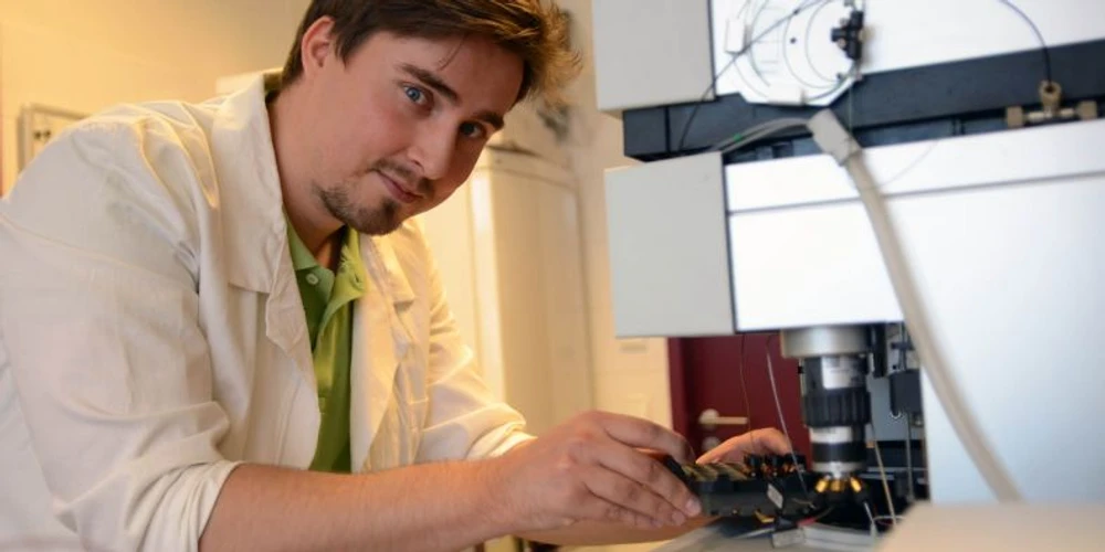 <p>Masarykova univerzita, Magazín M, CC-BY: Biochemik Roman Řemínek.</p>
