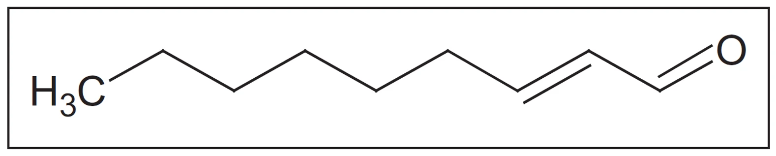 Obr. 1 Aldehyd trans-2-nonenal