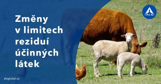 Změny v limitech reziduí účinných látek