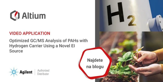 Optimalizovaná metoda GC/MS pro analýzu PAH za použití vodíku jako nosného plynu