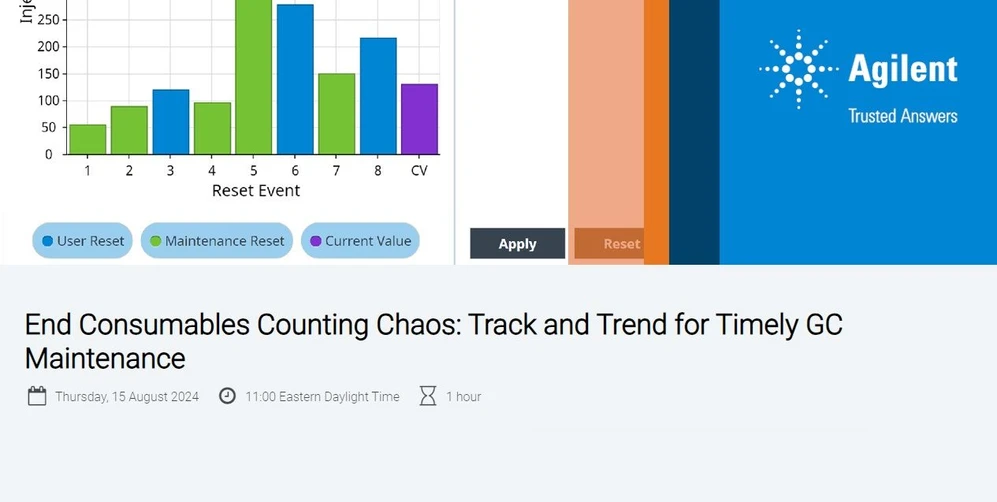 Agilent: End Consumables Counting Chaos: Track and Trend for Timely GC Maintenance