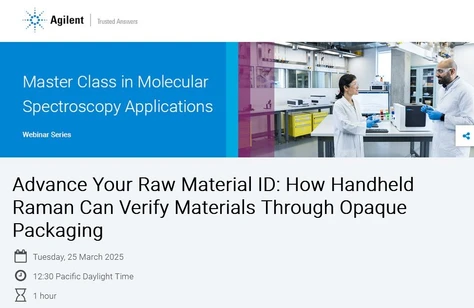 Advance Your Raw Material ID: How Handheld Raman Can Verify Materials Through Opaque Packaging