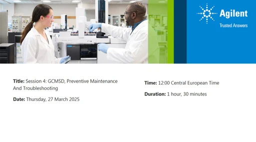 GCMSD: Preventive Maintenance And Troubleshooting
