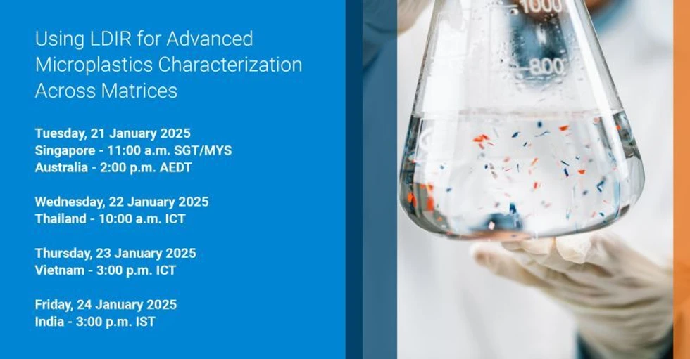 Agilent Technologies: Using LDIR for Advanced Microplastics Characterization