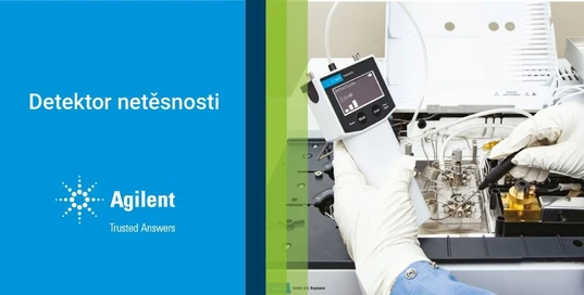 Detektor netěsnosti plynů pro GC a GC/MS systémy