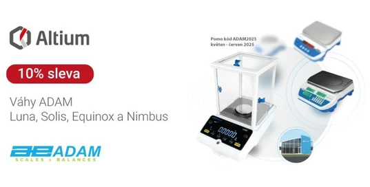 Altium - Akční ceny na váhy ADAM Equipment