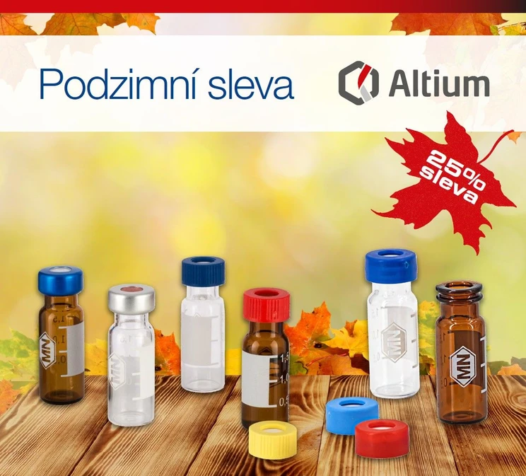 Altium International: Altium Podzimní akce - Macherey-Nagel vialky a víčka se slevou