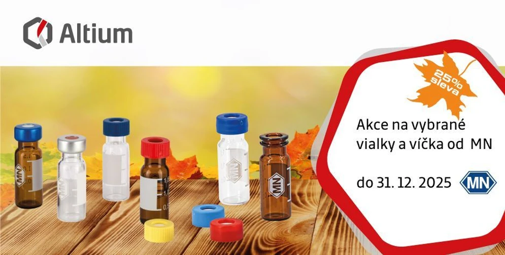 <p>Altium International: Altium Podzimní akce: Macherey-Nagel vialky a víčka se slevou</p>
