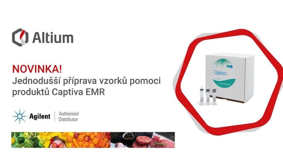 Altium: Novinky v portfoliu Captiva EMR sorbentů.