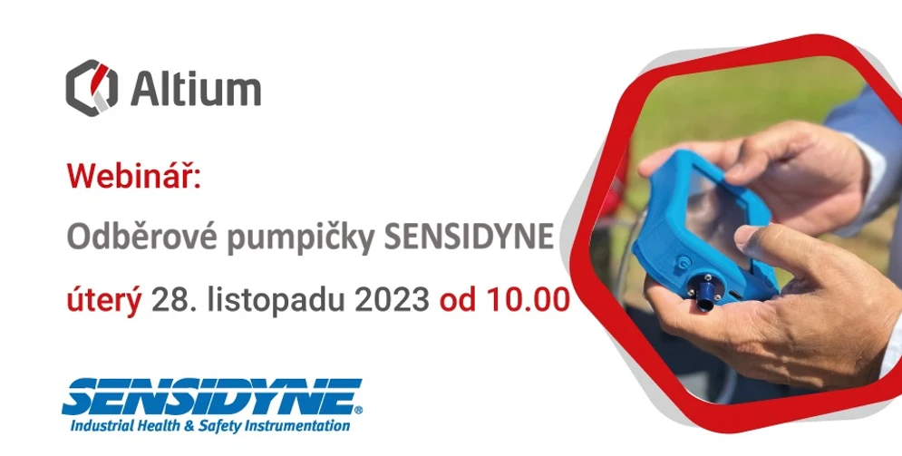 <ul>
<li><strong>Foto:</strong> Altium: Altium webinář: Odběrové pumpičky SENSIDYNE</li>
</ul>
