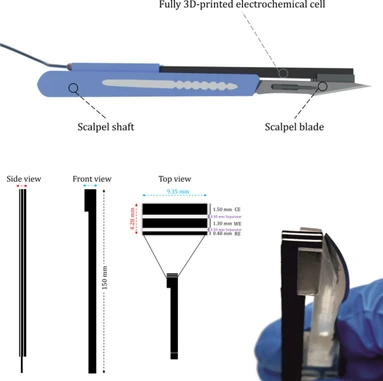 Skalpel, který sám vyšetří? Vědci z VŠCHT publikovali nový koncept diagnostického nástroje
