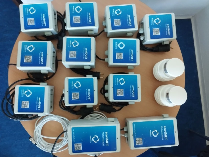 CDV: Návrh a realizace sítě pro měření kvality ovzduší ve městě Tišnov - Meteostanice