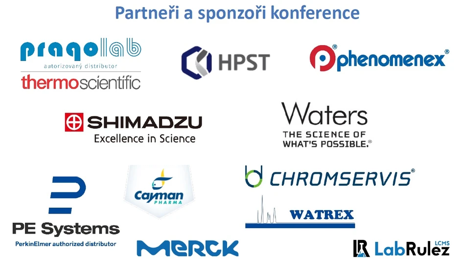 Česká chromatografická škola: Partneři a sponzoři konference HPLC.cz 2021