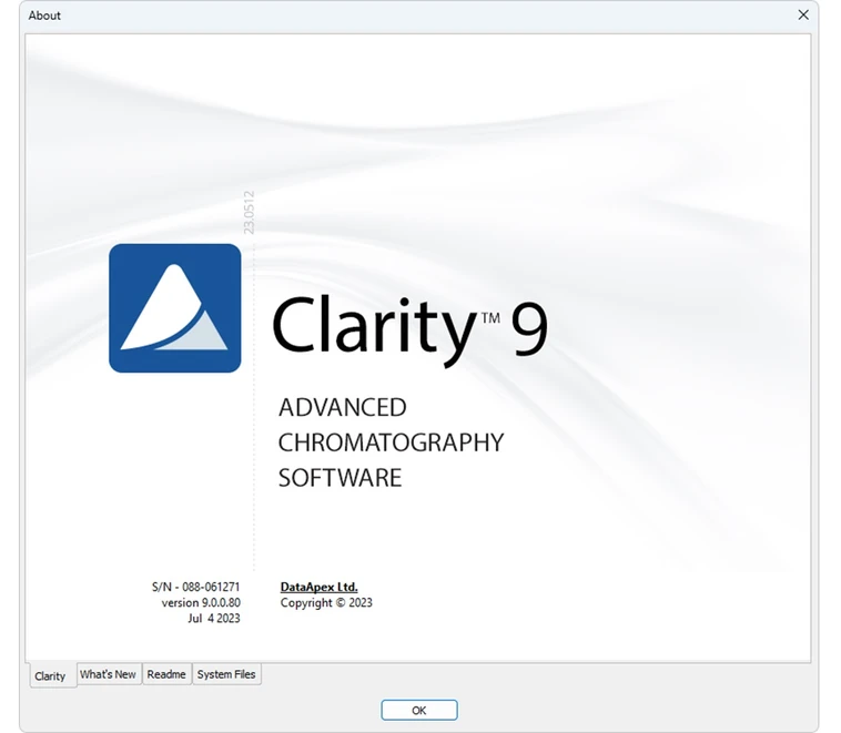 DataApex: Clarity 9 Advanced Chromatography Software