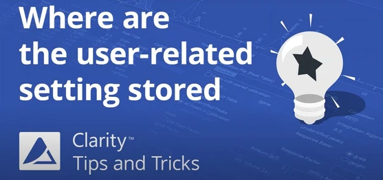 Správa uživatelských nastavení a přizpůsobení v softwaru Clarity