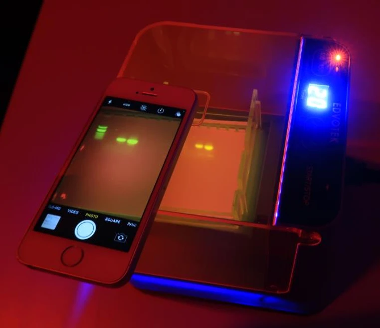 EDVOTEK: Jak to funguje: Přístroje jsou plnohodnotné verze srovnatelné s reálnými přístroji používanými při výzkumu