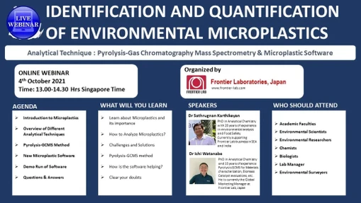 Identification and quantification of environmental microplastics 