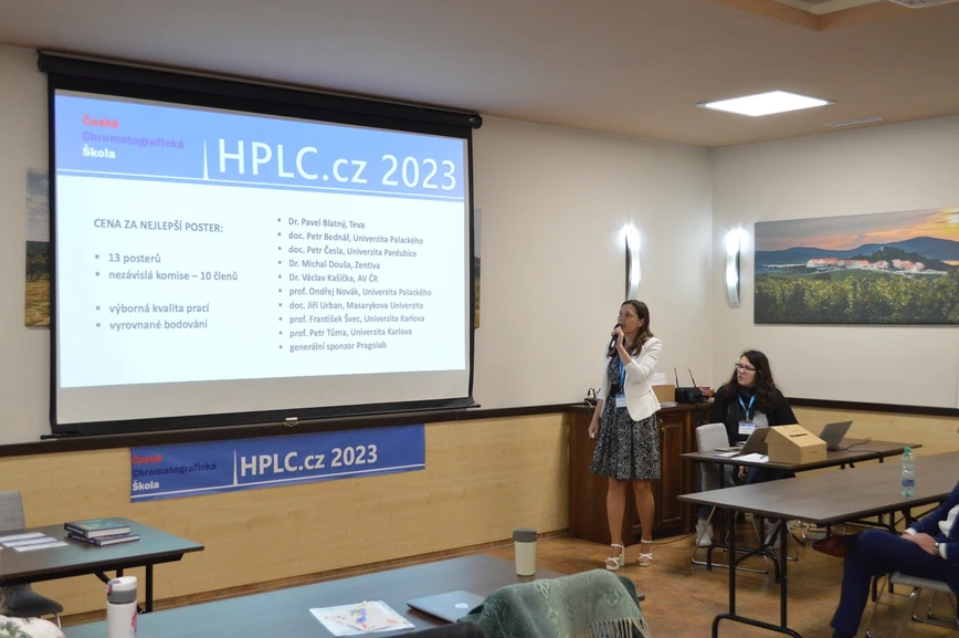 HPLC.cz: Vyhlášení ceny za nejlepší plakátové sdělení a přednášky (Lucie Nováková)