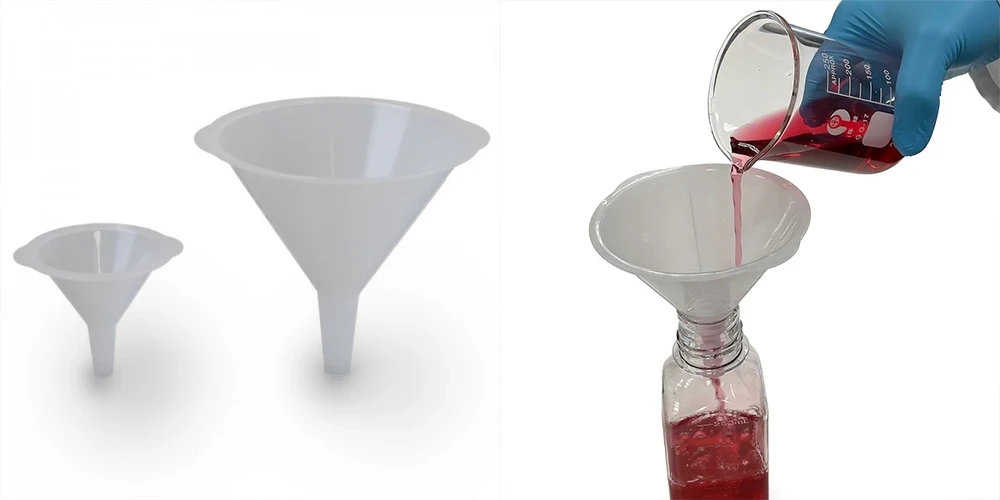 HPST: 9370H-50S - Double Bagged Funnel - HDPE - Box/50 - Sterile