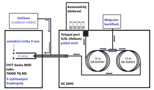 Optimalizace GC/MS analýzy polutantů životního prostředí (PAHů) v komplexních matricích
