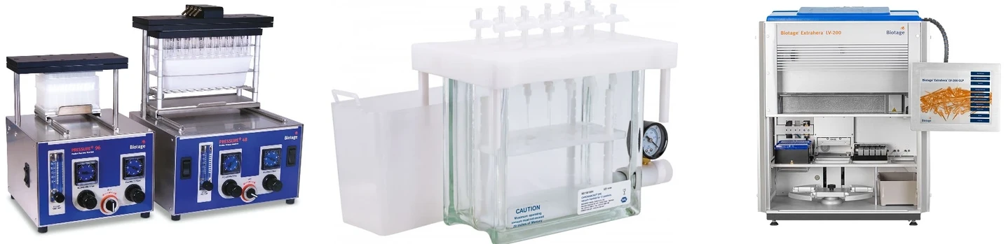 HPST: Příslušenství pro extrakce na pevnou fázi - instruemntace