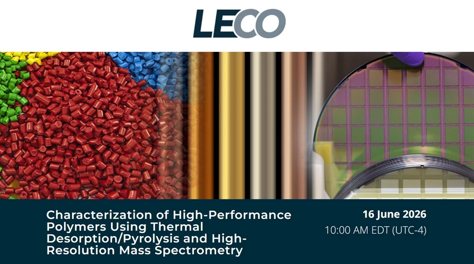 LECO: Characterization of High-Performance Polymers Using Thermal Desorption/Pyrolysis and High-Resolution Mass Spectrometry 
