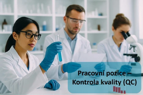 Nabídka pracovních pozic v oblasti kontroly kvality (QC)