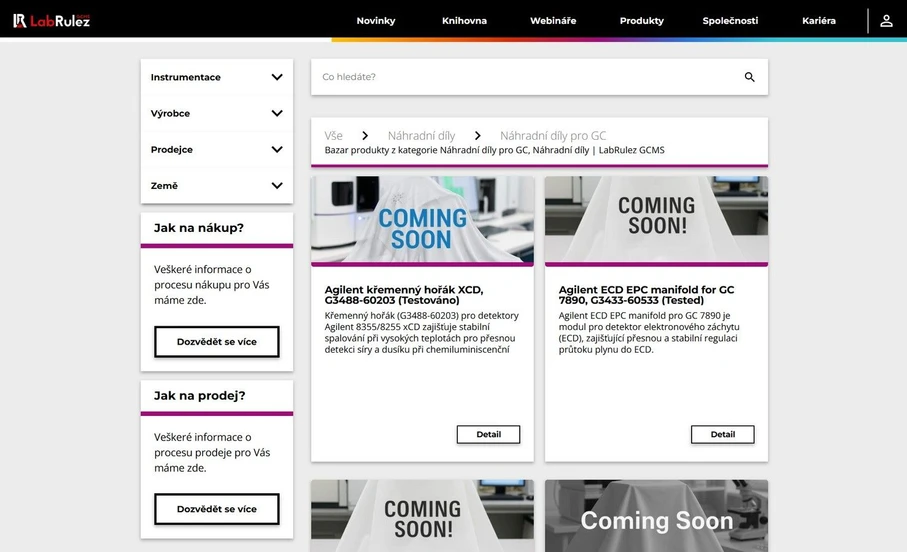 <p><strong>LabRulez: </strong>Náhradní díly pro plynovou chromatografii (GC)</p>