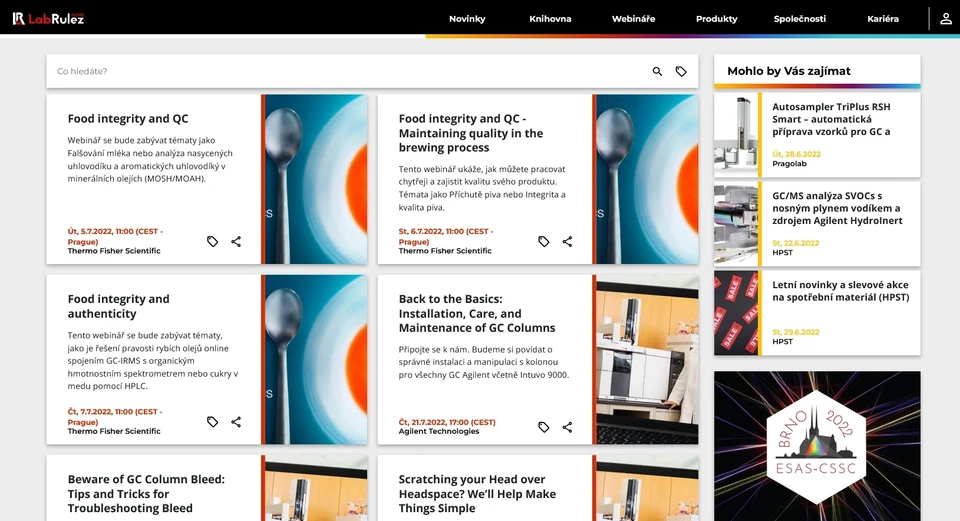 <p>LabRulez: GC a GC/MS webináře 07/2022</p>
