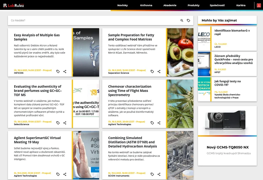 <p>LabRulez: GC a GCMS webináře 20. týden</p>
