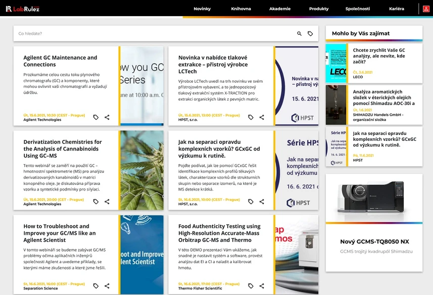 <p>LabRulez: GC a GCMS webináře 24. týden</p>
