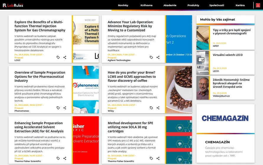 <p>LabRulez - GC a GCMS webináře - 40. týden</p>
