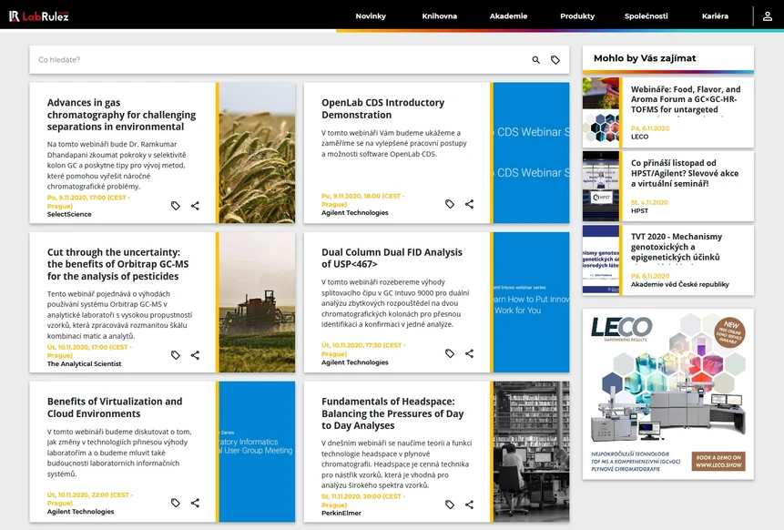 <p>LabRulez: GC a GCMS webináře - 46. týden</p>

