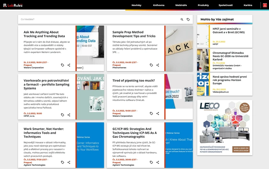 <p>LabRulez: GC a GC/MS webináře týden 9/2022</p>
