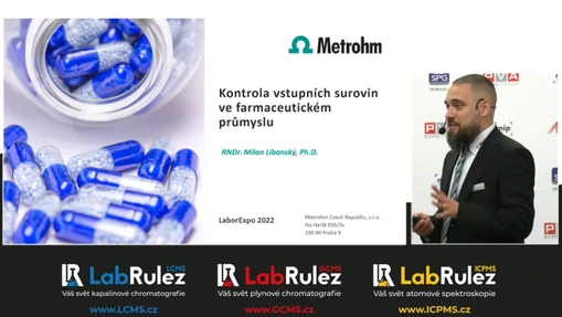 Kontrola vstupních surovin ve farmaceutickém průmyslu