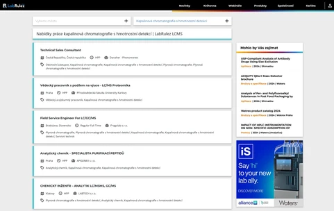 Najděte svou vysněnou práci v analytické chemii s LabRulez KARIÉRA!
