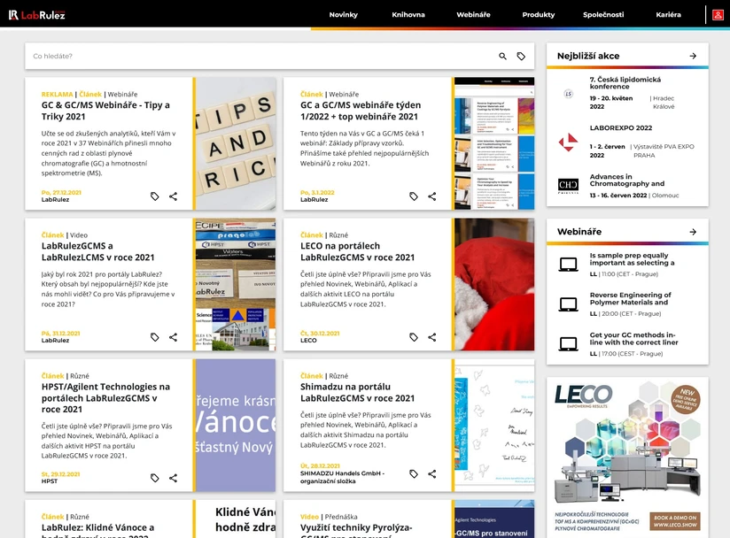 <p>LabRulez: Nejčtenější Novinky na portálu LabRulezGCMS 2021</p>
