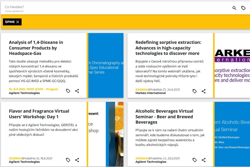 LabRulez: Přehled SPME Webinářů