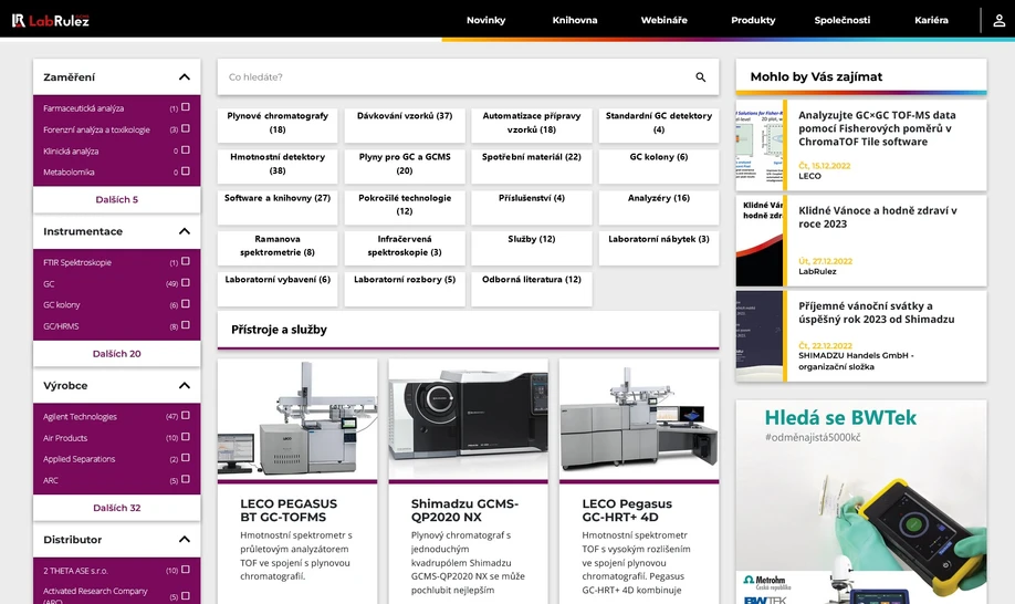 <p>LabRulez: TOP GC a GC/MS produkty na LabRulezGCMS v roce 2022</p>

