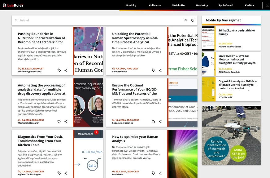 <p>LabRulez: Webináře LabRulezGCMS týden 13/2024</p>
