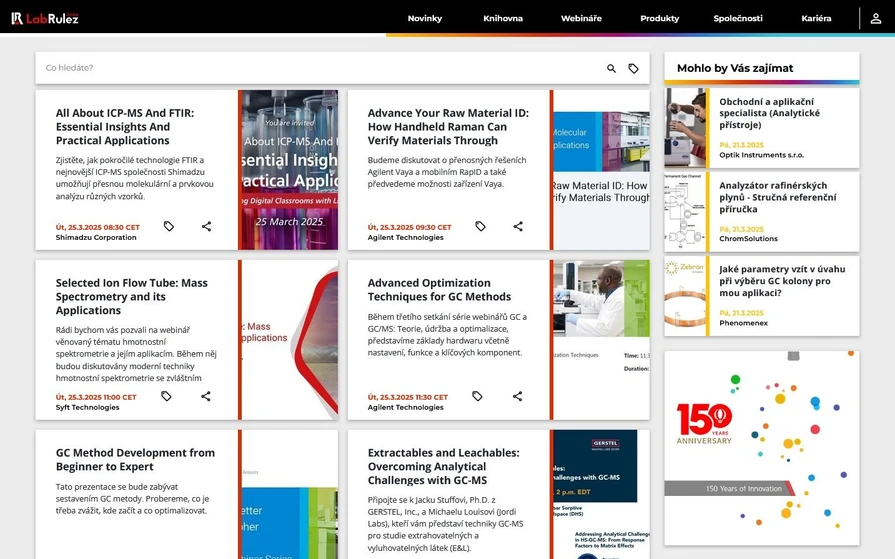 <p>LabRulez: Webináře LabRulezGCMS týden 13/2025</p>
