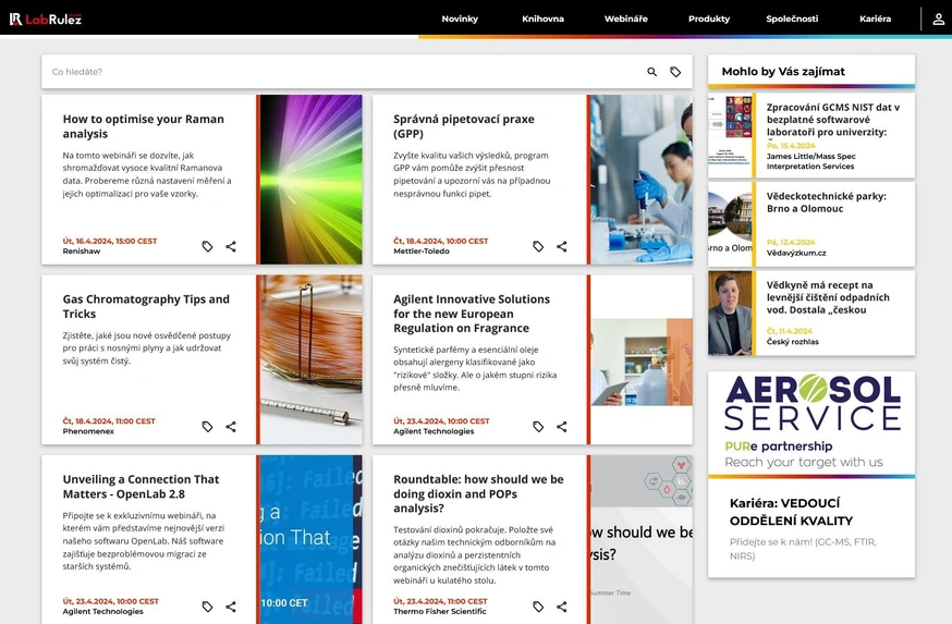 <p>LabRulez: Webináře LabRulezGCMS týden 16/2024</p>
