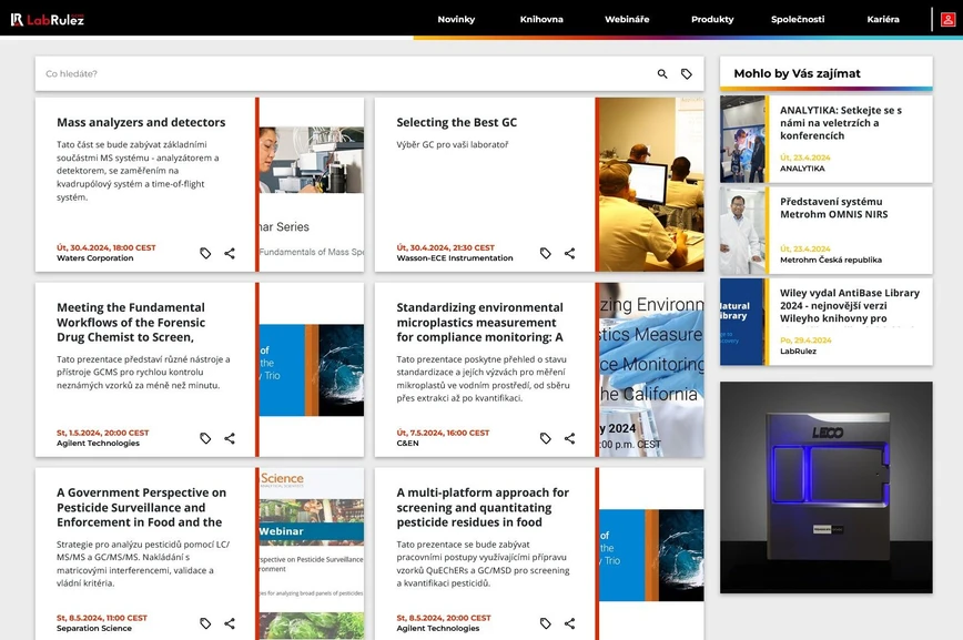 <p>LabRulez: Webináře LabRulezGCMS týden 18/2024</p>
