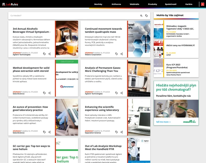 <p>LabRulez: Webináře LabRulezGCMS týden 20/2023</p>

