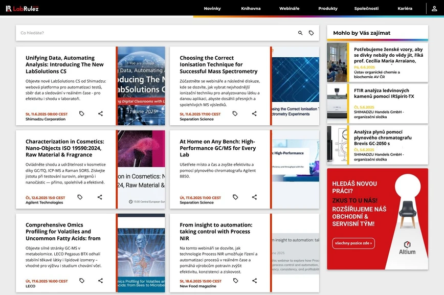 <p>LabRulez: Webináře LabRulezGCMS týden 24/2025</p>