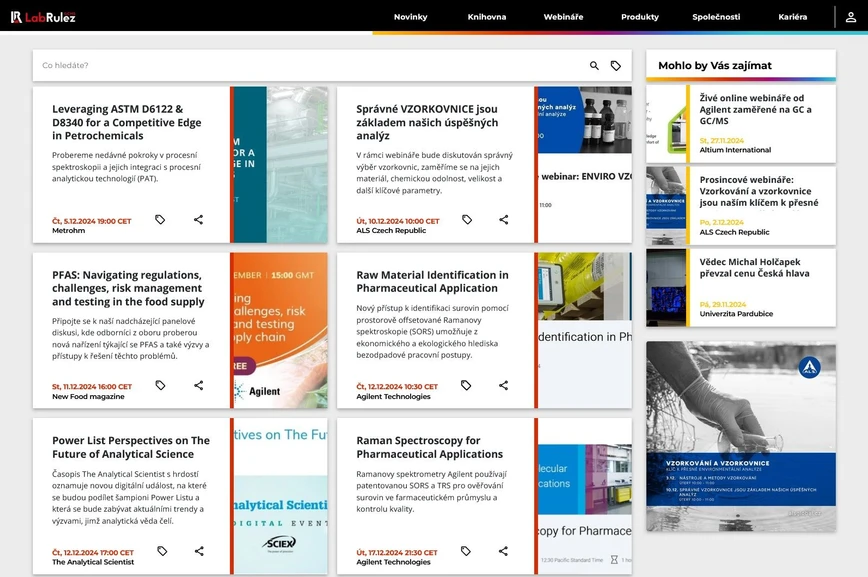 <p>LabRulez: Webináře LabRulezGCMS týden 49/2024</p>