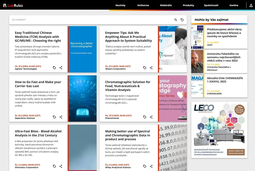 <p>LabRulez: Webináře LabRulezGCMS týden 8-9/2023</p>
