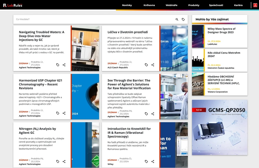 <p>LabRulez: Webináře LabRulezGCMS týden 9/2024</p>

